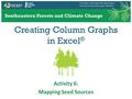 Creating Column Graphs in Excel ® Activity 6: Mapping Seed Sources.