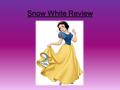 Snow White Review. Purpose The purpose of the animation is to advertise, and to entertain. It is a trailer, and you can tell that its a trailer because.
