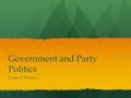 Government and Party Politics