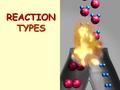 REACTION TYPES A quick review… Evidences of a chemical change: a.Production of light, heat, sound b.Absorption of heat (container gets cold) c.New color,