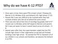 K-12 PTO Why do we have K-12 PTO? Once upon a time, there were PTOs at each school- Pittaway (K), Warren (1-3), Mindess (4-6), and Ashland Jr/Sr High School.