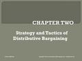 Strategy and Tactics of Distributive Bargaining McGraw-Hill/Irwin Copyright © 2011 by The McGraw-Hill Companies, Inc. All rights reserved.