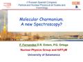 Molecular Charmonium. A new Spectroscopy? II Russian-Spanish Congress Particle and Nuclear Physics at all Scales and Cosmology F. Fernandez D.R. Entem,