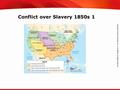 TEKS 8C: Calculate percent composition and empirical and molecular formulas. Conflict over Slavery 1850s 1.