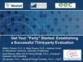 Get Your Party Started: Establishing a Successful Third-party Evaluation Martha Thurlow, Ph.D. & Vitaliy Shyyan, Ph.D.—National Center on Educational.