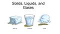 Solids, Liquids, and Gases. Key Words Solid Crystalline solid Amorphous solid Liquid Fluid Viscosity gas.