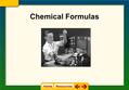 Chemical Formulas. At the end of the day you will be able to: Identify elements in a formula Determine how many of each element are present.