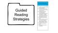 Guided Reading Strategies. What do I need to Start???