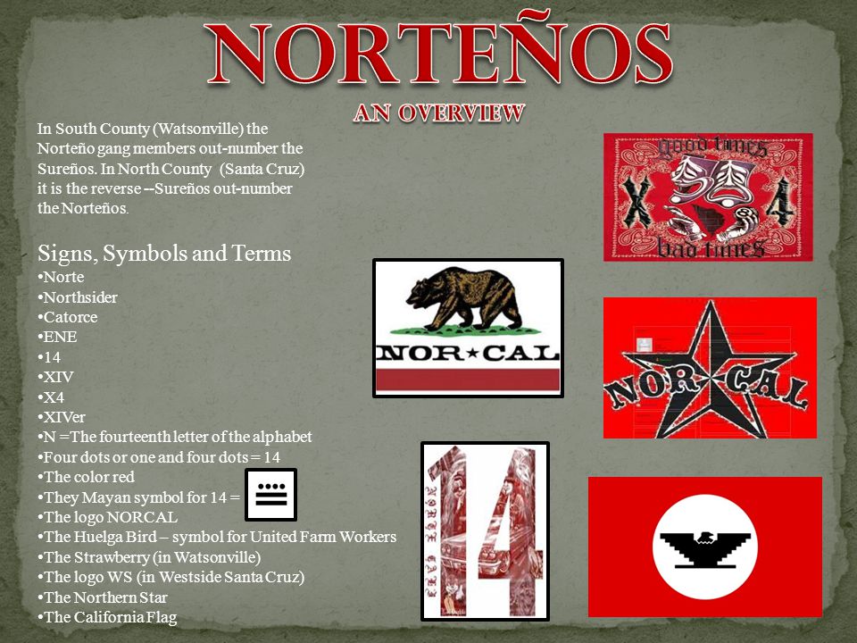 Norteños Signs Symbols and Terms An overview  ppt video online download