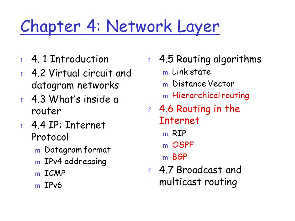 Network layers ppt