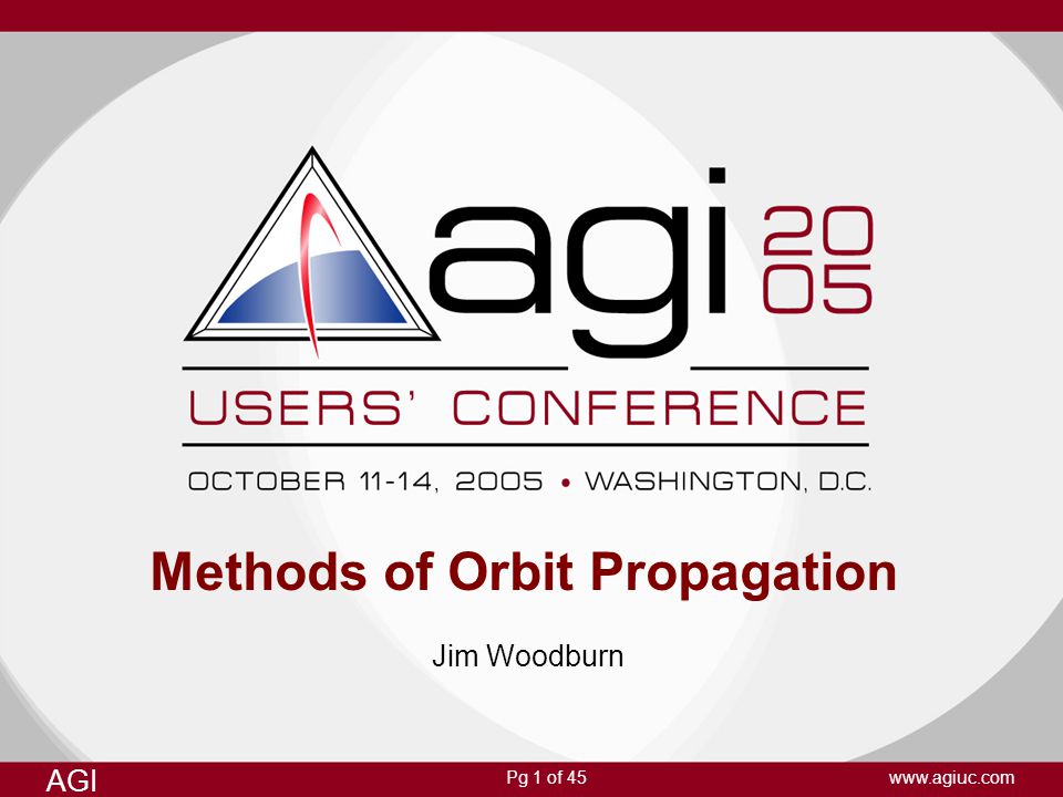 Cierto partícipe Mensurable Methods of Orbit Propagation - ppt video online download