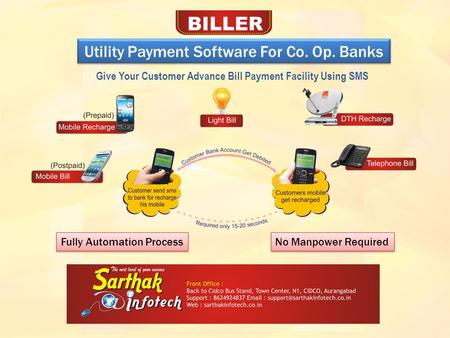 Utility Payment Software For Co. Op. Banks