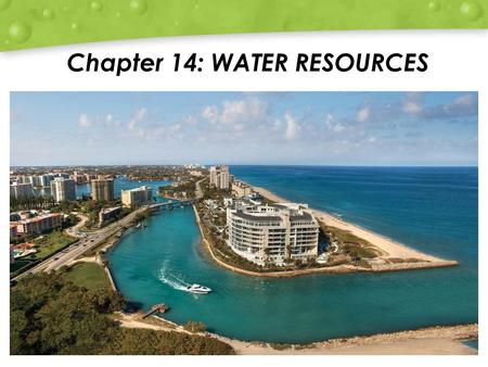 Chapter 14: WATER RESOURCES