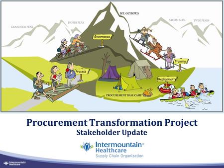 Procurement Transformation Project Stakeholder Update.