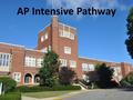 AP Intensive Pathway. Simplified look: Acceleration.