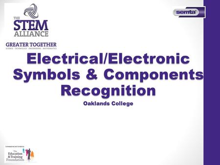 Electrical/Electronic Symbols & Components Recognition