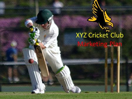 XYZ Cricket Club Marketing Plan. Executive Summary This is the overview of the marketing plan which serves as a summary for club executives and members.