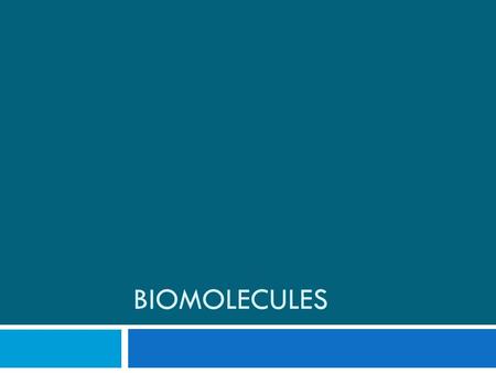 BIOMOLECULES. What’s the difference??  The study of compounds that contain bonds between carbon atoms  The study of all other compounds Organic ChemistryInorganic.