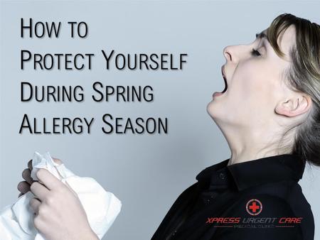 If you’re coughing and sneezing with the start of spring, you may want to see an allergist or your primary care doctor so they can administer an allergy.