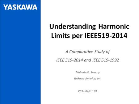 Understanding Harmonic Limits per IEEE