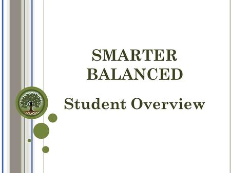 SMARTER BALANCED Student Overview. S MARTER B ALANCED Key Elements for ELA  Reading  Writing  Listening – headphones needed  Research.
