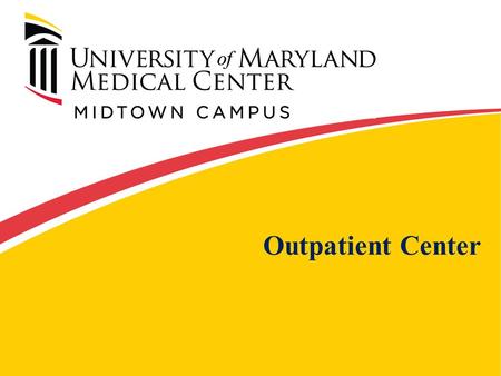 Outpatient Center. West Baltimore Chronic Disease Profile and Acute Care Utilization.