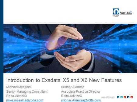 Introduction to Exadata X5 and X6 New Features