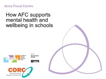 How AFC supports mental health and wellbeing in schools.