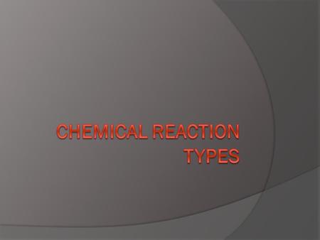 Synthesis Reactions  In synthesis reactions, two elements or compounds combine to form one new compound. A + B  AB e.g. 2Na + Cl 2  2NaCl.