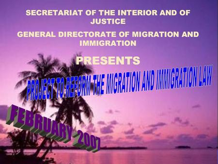 HONDURAS AND ITS HISTORICAL INSTITUTIONALITY IN MIGRATION MATTERS.
