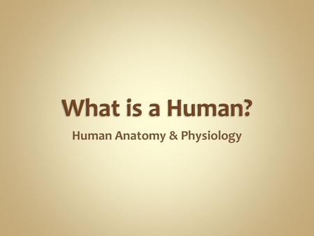 Human Anatomy & Physiology. Man is the most magnificent part of God's creation - far more complex in structure and design than the earth or any heavenly.
