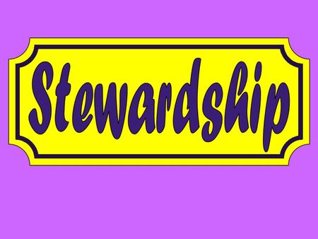 What is a steward? Someone who takes care of someone else’s stuff. Sometimes this person is in authority over them.