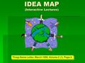 IDEA MAP (Interactive Lectures) Thiagi Game Letter, March 1999, Volume 2 (1), Page 4.