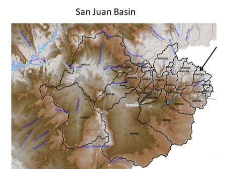 San Juan Basin. San Juan-Pagosa Springs(PSPC2) Upper (11000-12644) Middle (8500-11000) Lower (7198-8500) San Juan-Pagosa Springs(PSPC2)