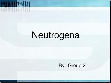 Neutrogena By--Group 2.