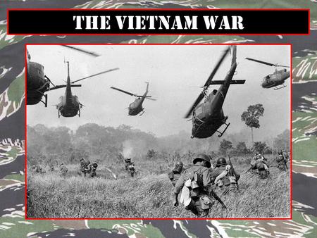 The Vietnam War. 1.Which country did the Vietnam fight from 1946 to 1954? Why? 2.In what year did Vietnam divide itself in half? Why? 3.What was the.