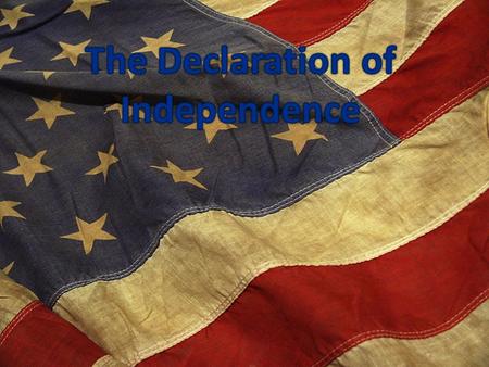 Lee Resolution presented the Continental Congress on June 7, 1776.