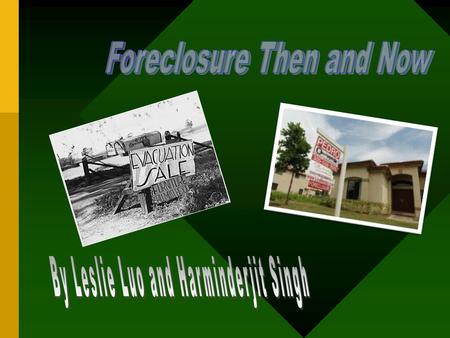 During the Great Depression of the 1930s, thousands of farmers faced foreclosure. In the early 1930s, prices of the corn dropped so low that many farmers.