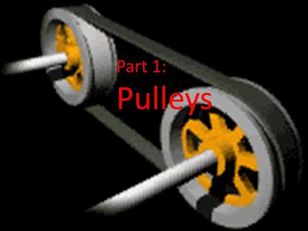 Part 1: Pulleys. What is a pulley? Pulleys may have been invented by Archimedes in ancient Sicily, about 250 BC.ArchimedesBC A pulley consists of a rope.