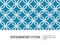 INTEGUMENTARY SYSTEM By: Zoey Velasco, Joey Blankenship, and London Dupaty.
