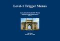 CMS Week Mumbai, Dec. 2000 Claudia-Elisabeth Wulz Institute for High Energy Physics Vienna Level-1 Trigger Menus.