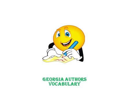 Georgia Authors Vocabulary. prior knowledge Definition Preexisting attitudes, experiences, and knowledge on a topic or event. Example Dogs love treats.