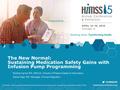 The New Normal: Sustaining Medication Safety Gains with Infusion Pump Programming Bobbie Carroll, RN, MHA Sr. Director of Patient Safety & Informatics.