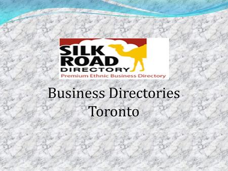 The Silk Road Business Directory was initiated to bring together people settled in Ontario, Canada, from the lands of the most ancient and successful.