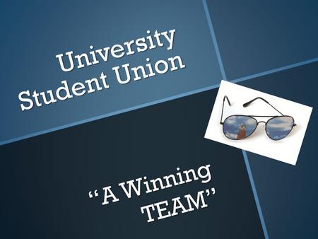 University Student Union “A Winning TEAM”. Blue Print Blue Print A graphic designer in the Design and Printing Center will professionally and effectively.