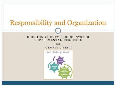 HOUSTON COUNTY SCHOOL SYSTEM SUPPLEMENTAL RESOURCE for GEORGIA BEST Responsibility and Organization.