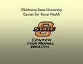 Oklahoma State University Center for Rural Health.