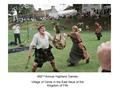 692 nd Annual Highland Games Village of Ceres in the East Neuk of the Kingdom of Fife.