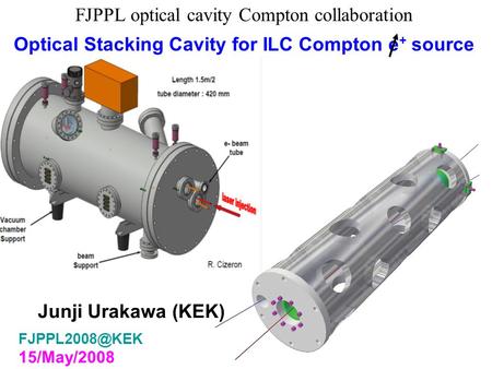 1 FJPPL optical cavity Compton collaboration Optical Stacking Cavity for ILC Compton e + source 15/May/2008 Junji Urakawa (KEK)