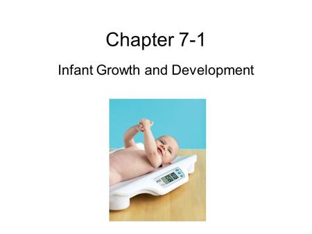 Infant Growth and Development